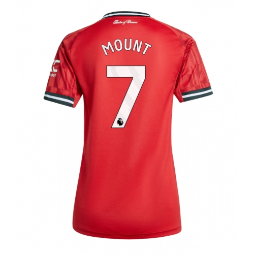 Billige Fotballdrakt Manchester United Mason Mount #7 Replika Hjemmedrakt Dame 2025-26 Kortermet Billige Fotballdrakt Manchester United Mason Mount #7 Replika Hjemmedrakt Dame 2025-26 Kortermet